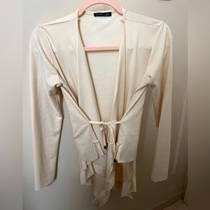 Zara wrap thin sweater